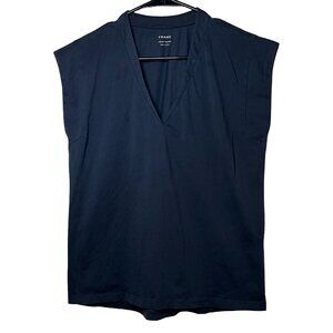 Frame V-Neck Sleeveless Tee